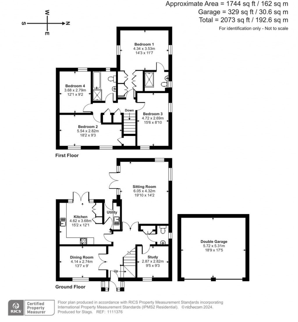 Floorplans For Andrews Park, Stoke Gabriel, Totnes