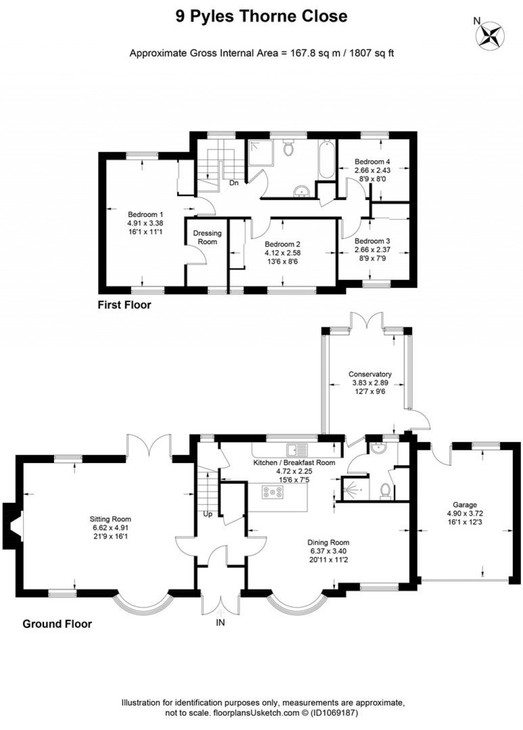 Floorplans For Pyles Thorne Close, Wellington