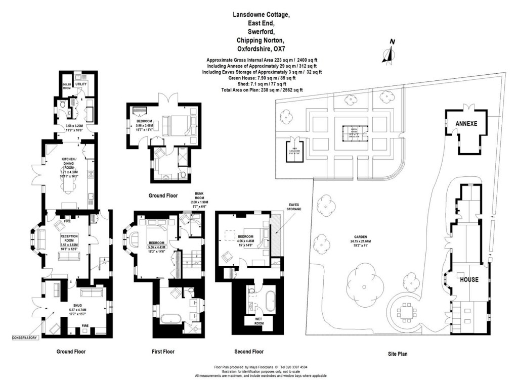 Floorplans For Swerford, Oxfordshire