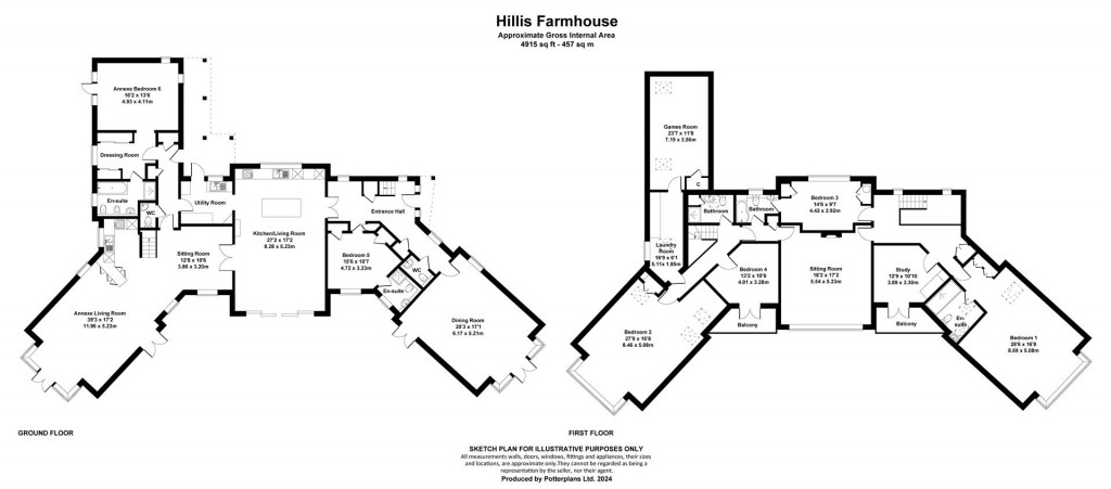 Floorplans For Gurnard, Isle of Wight