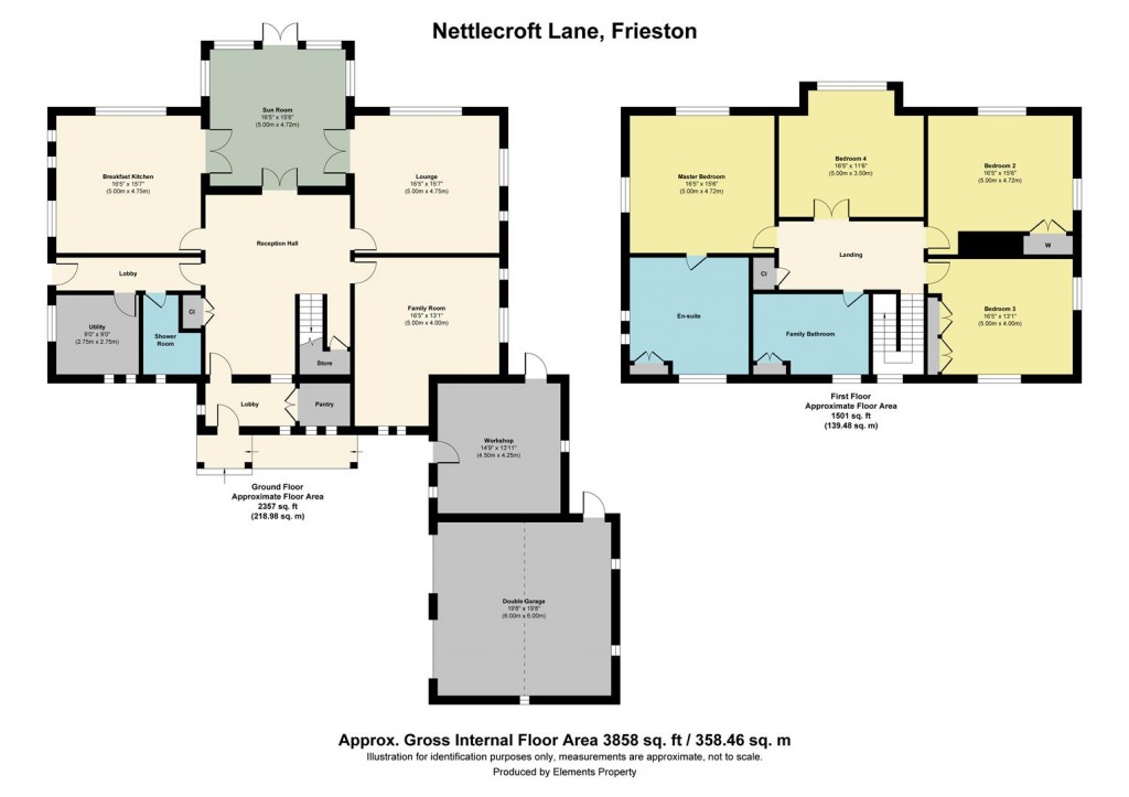 Floorplans For Nettlecroft Lane, Frieston