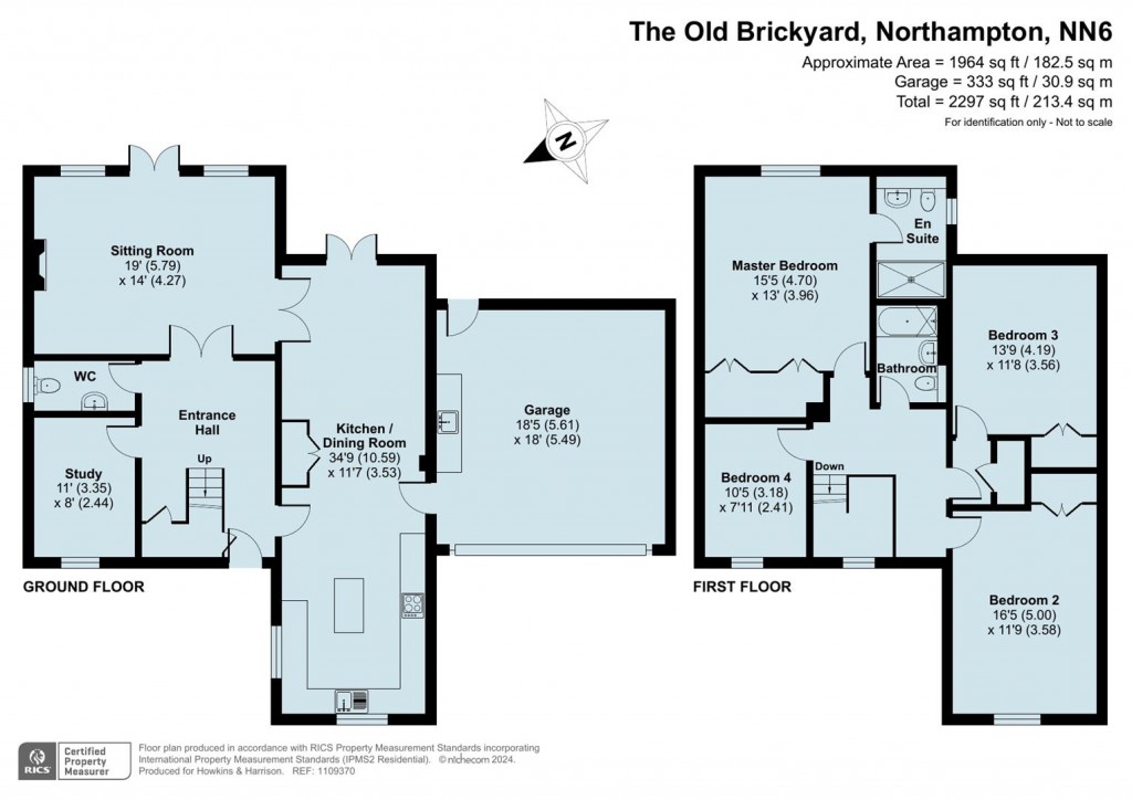 Floorplans For The Old Brickyard, West Haddon, Northampton