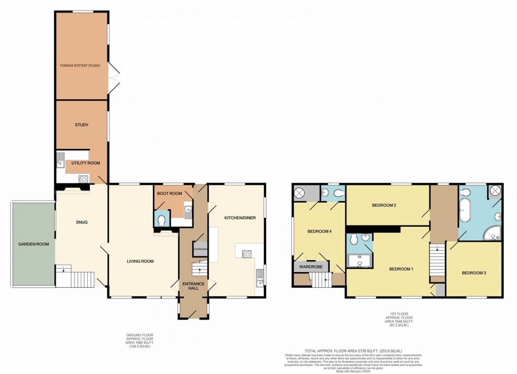 Floorplans For Norton Green, Isle of Wight