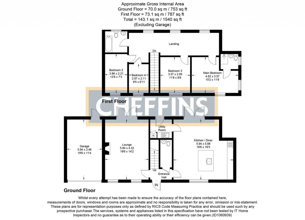 Floorplans For Petersfield, Stretham, Ely