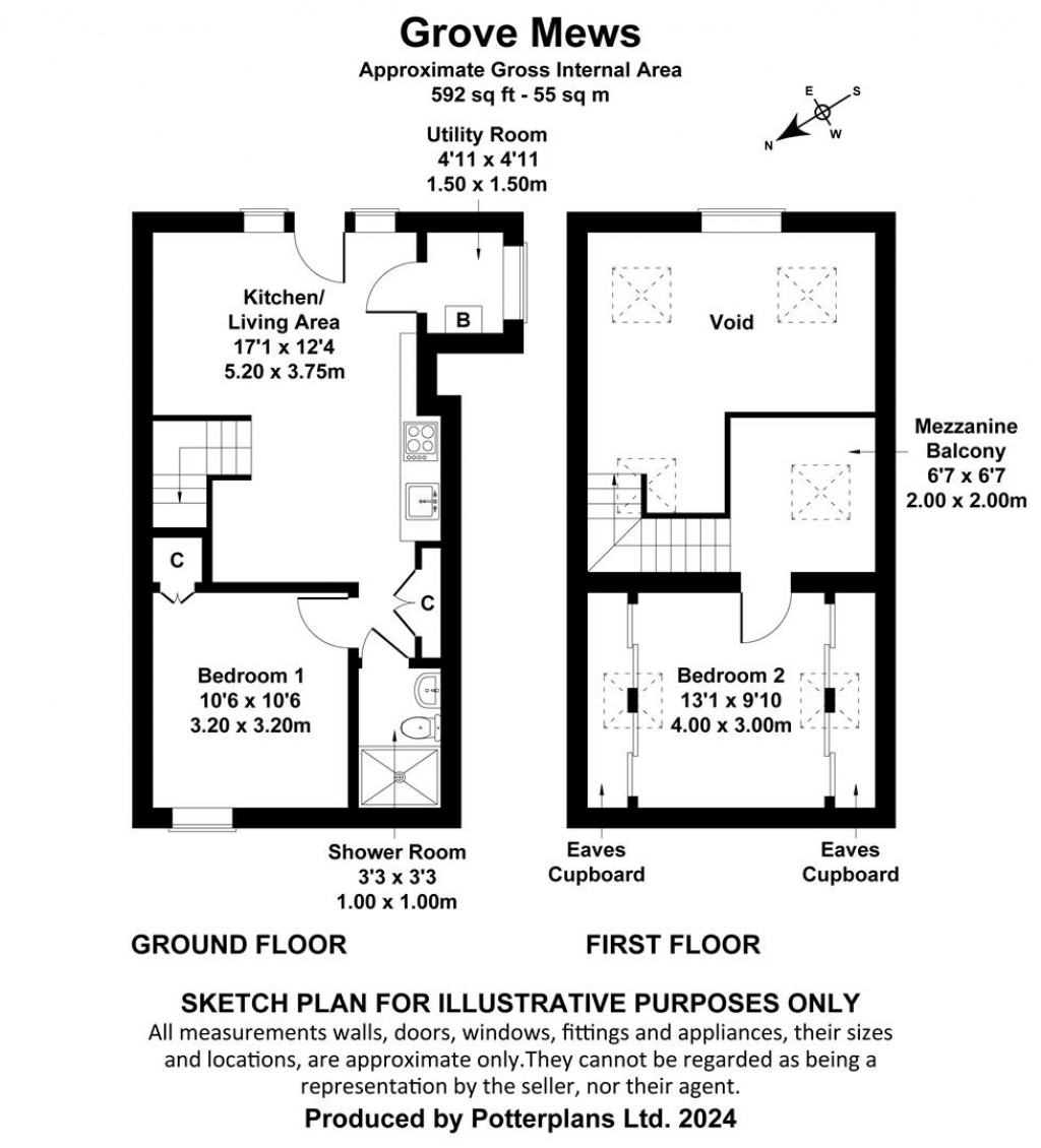 Floorplans For Bembridge, Isle of Wight