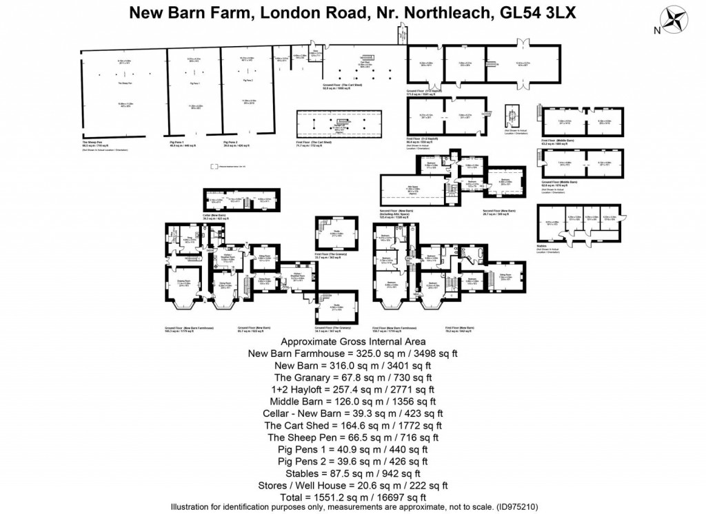 Floorplans For Northleach, Gloucestershire