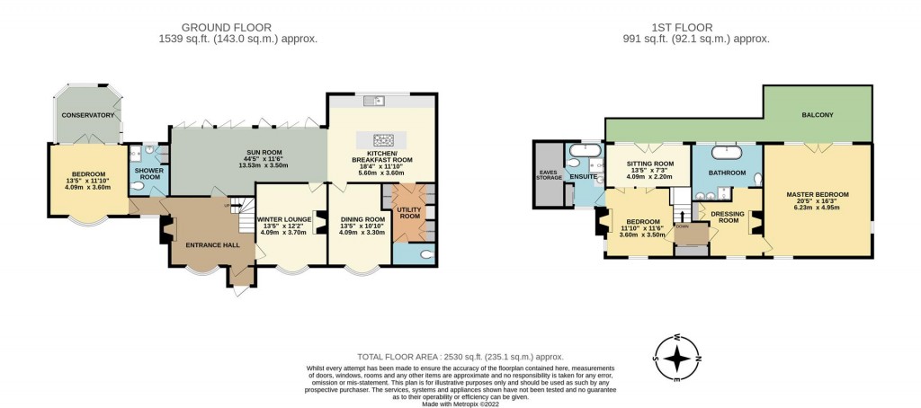 Floorplans For Yarmouth, Isle of Wight