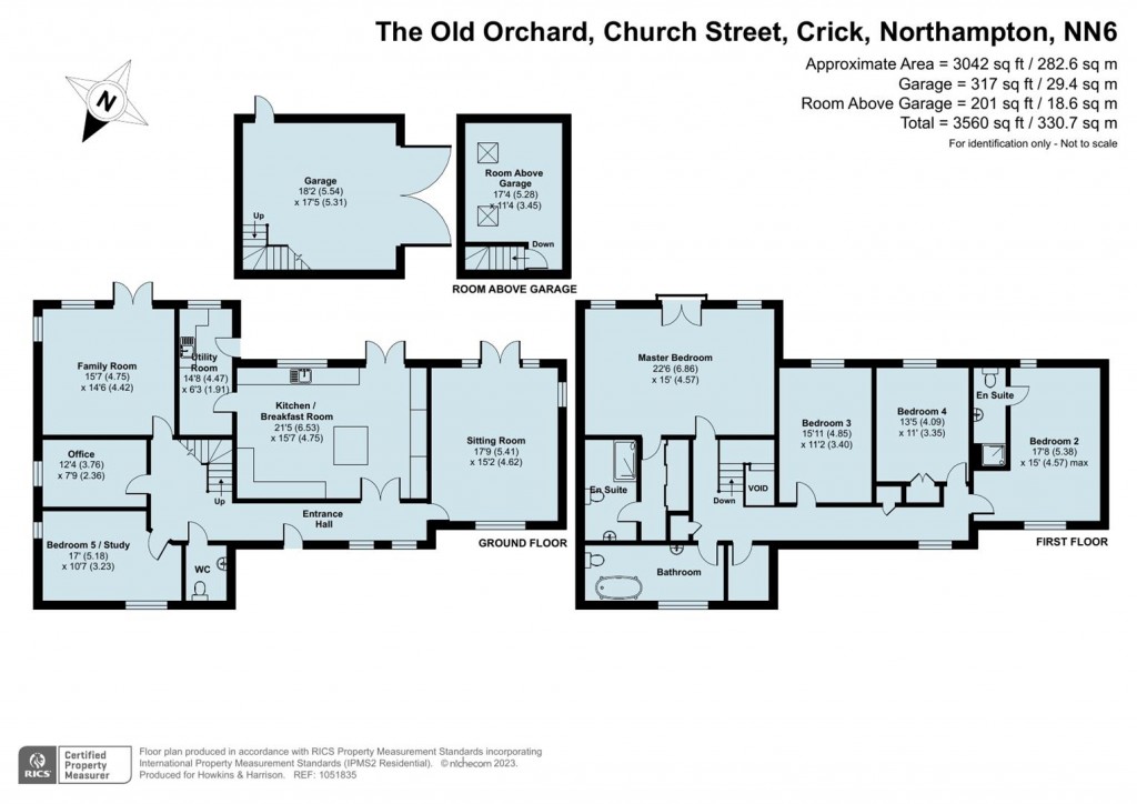 Floorplans For Church Street, Crick, Northampton