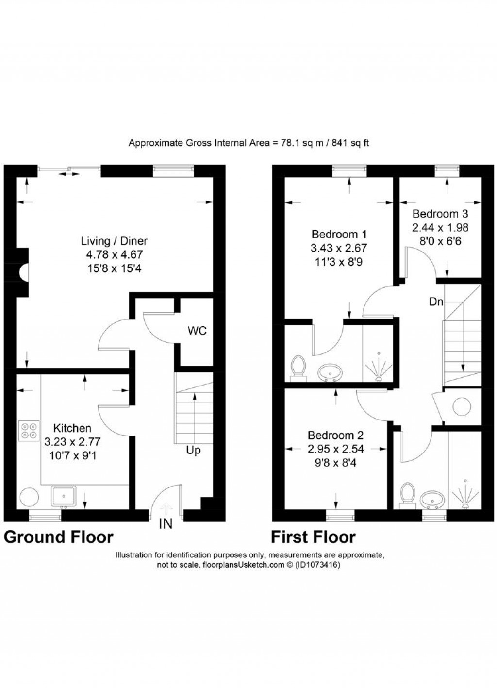 Floorplans For Varve Close, Roundswell, Barnstaple
