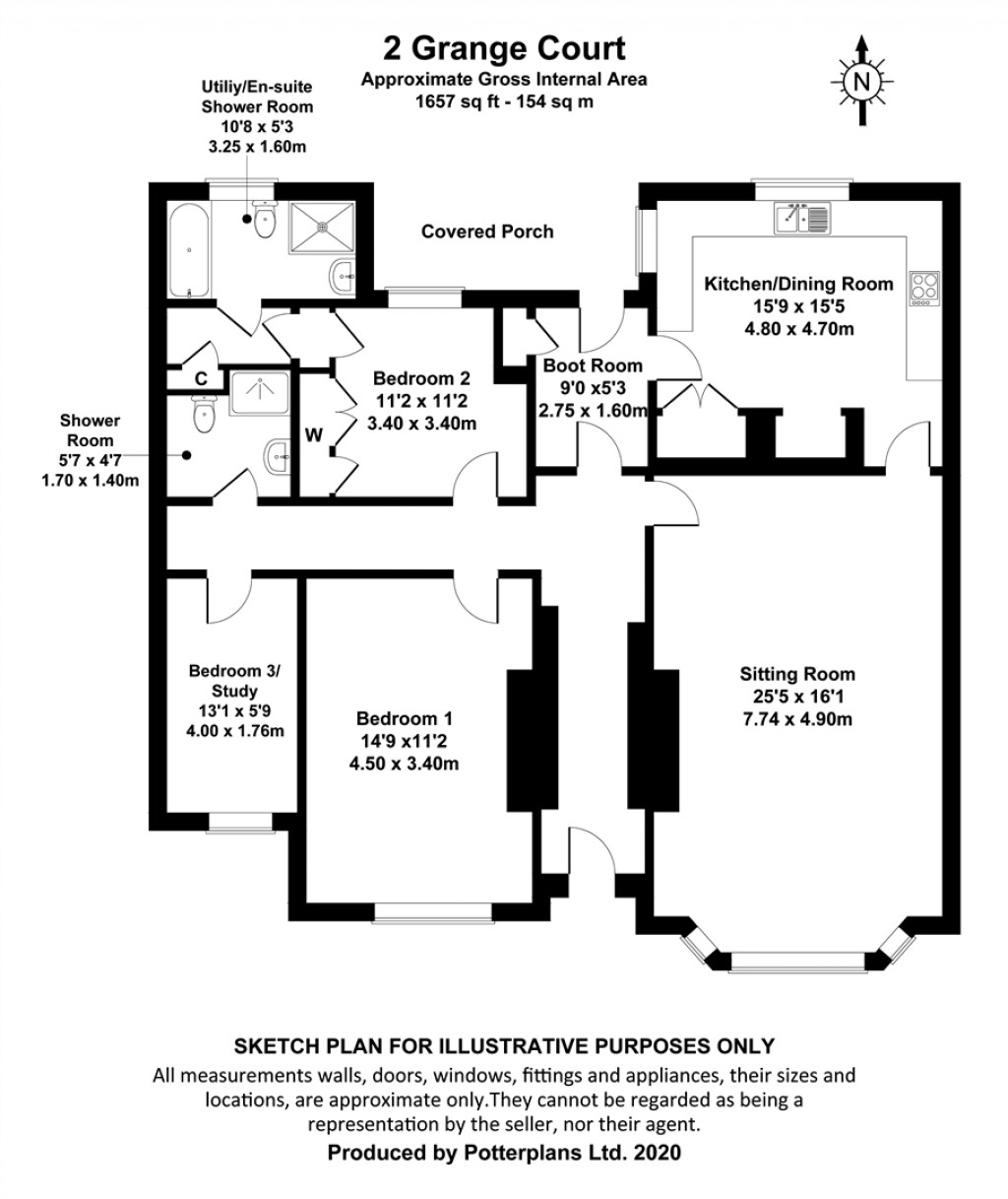 Floorplans For Bonchurch, Isle Of Wight