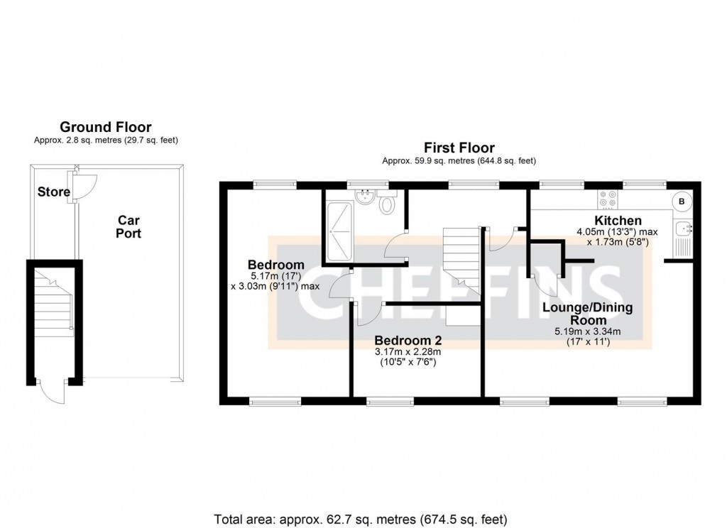 Floorplans For Parsons Lane, Littleport, Ely