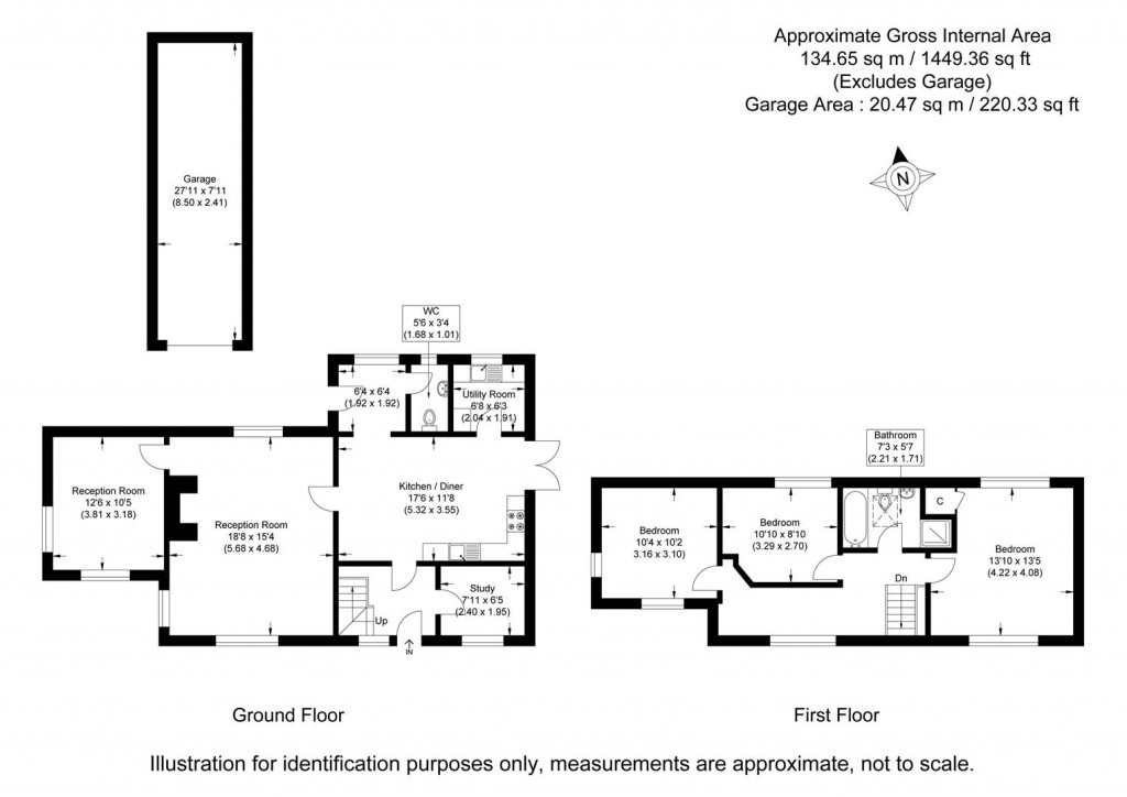 Floorplans For Hamperden End, Debden Green, Saffron Walden