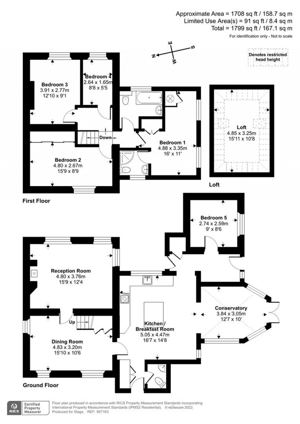 Floorplans For Egloskerry, Launceston
