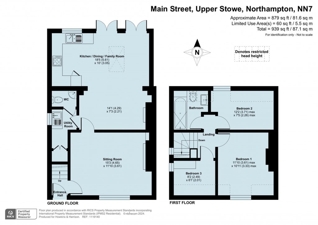 Floorplans For Main Street, Upper Stowe, NN7