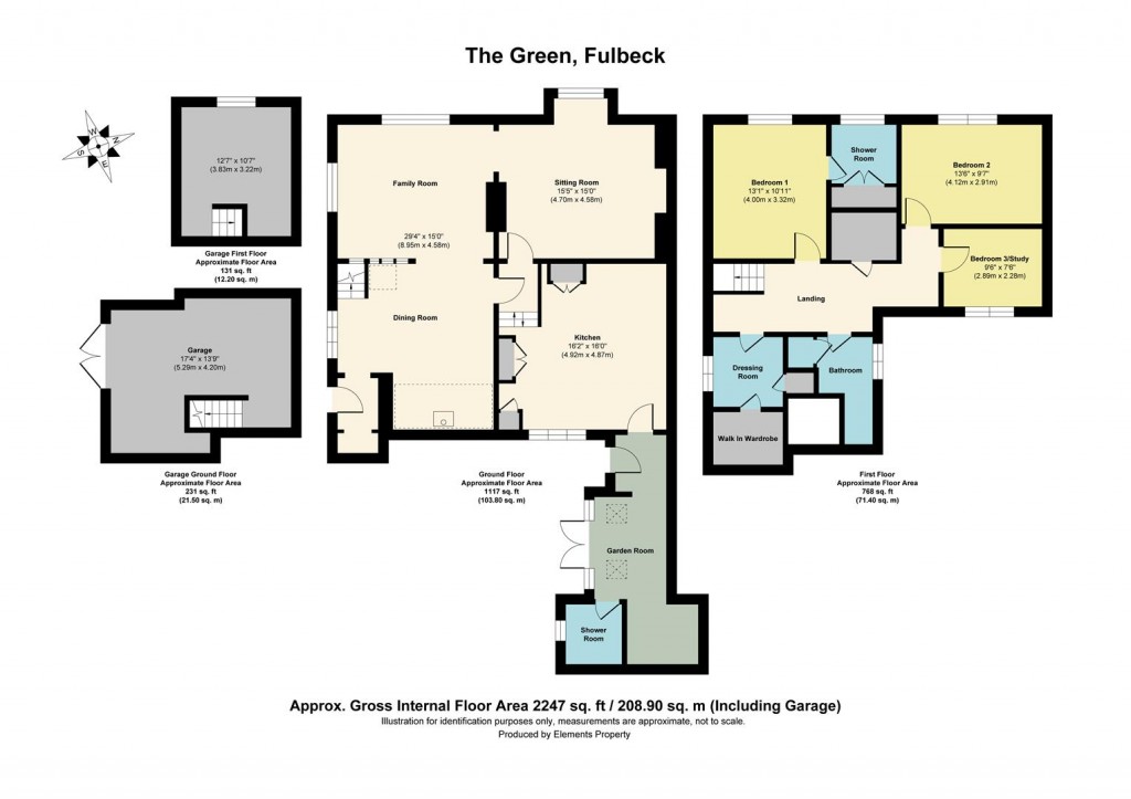 Floorplans For The Green, Fulbeck