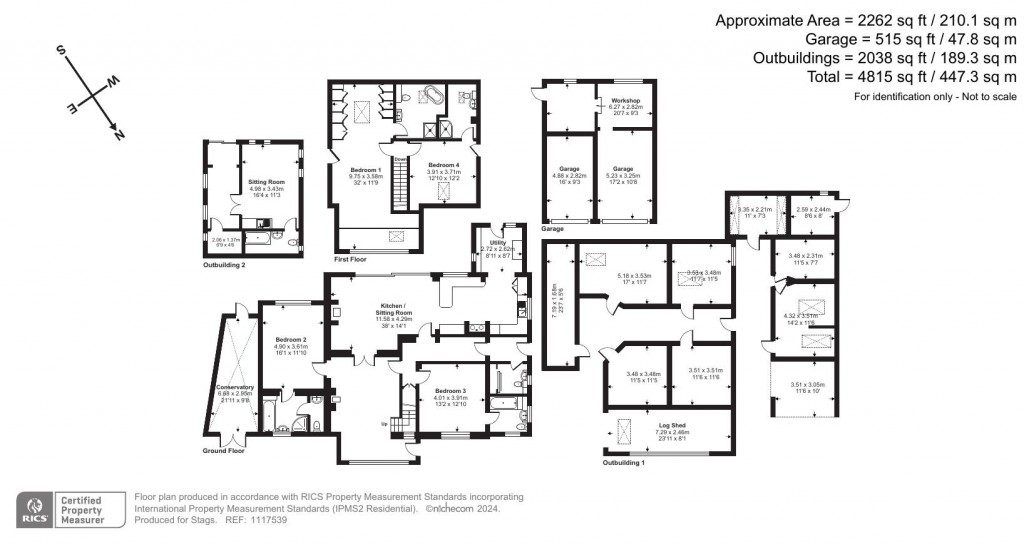 Floorplans For Hilltop Lane, Kilve