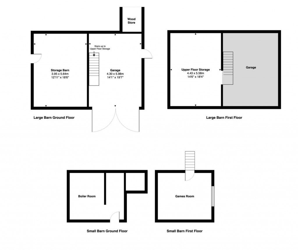 Floorplans For Sidbury, Sidmouth