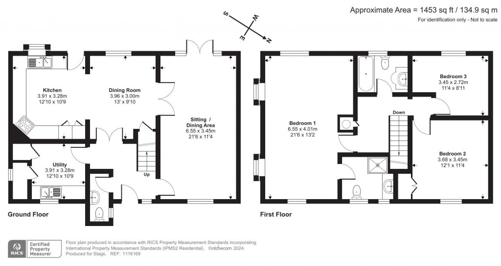 Floorplans For Maiden Newton, Higher Chilfrome, Dorchester