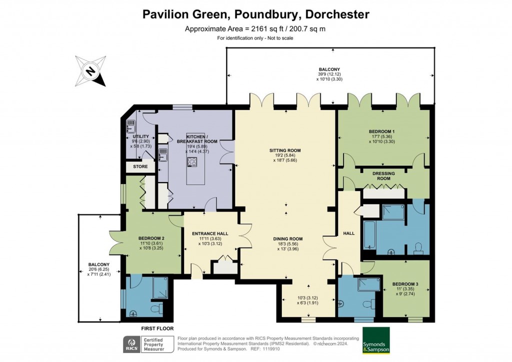 Floorplans For Pavilion Green, Poundbury, Dorchester