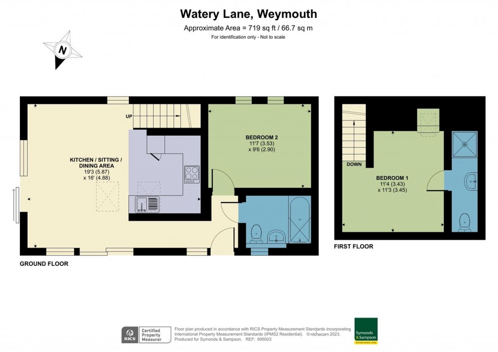Floorplans For Weymouth, Dorset, DT3 5QD