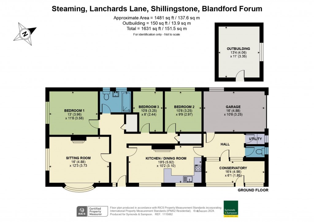 Floorplans For Steaming, Shillingstone, Blandford