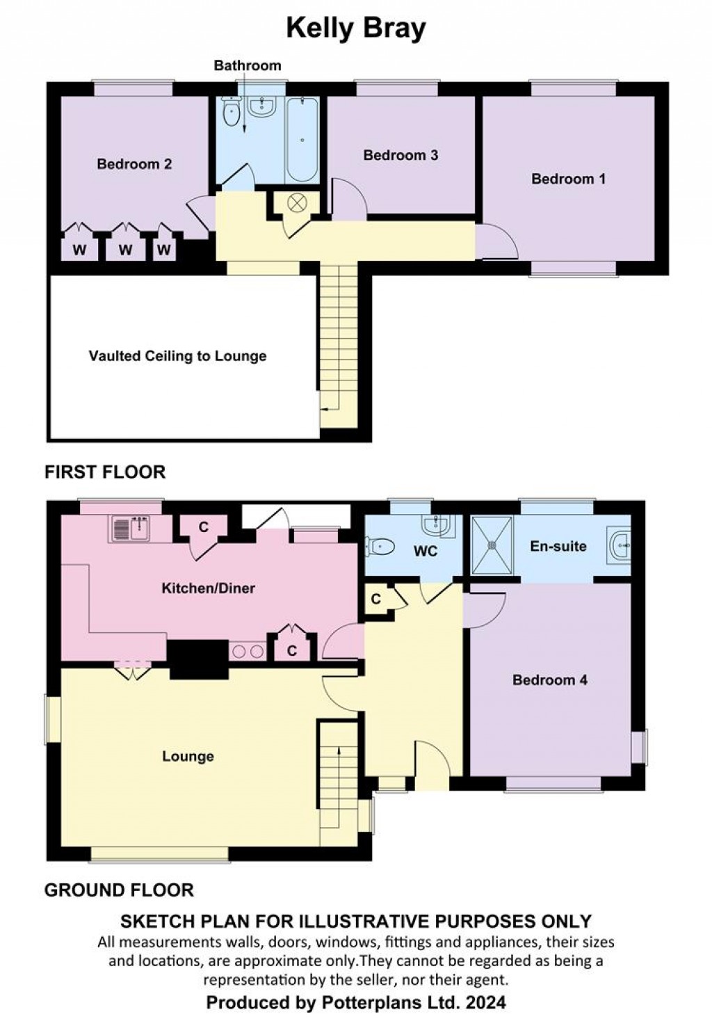 Floorplans For Shorwell, Isle of Wight