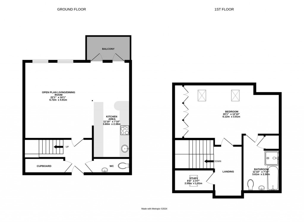 Floorplans For Swift House, St. Marys Road, Market Harborough