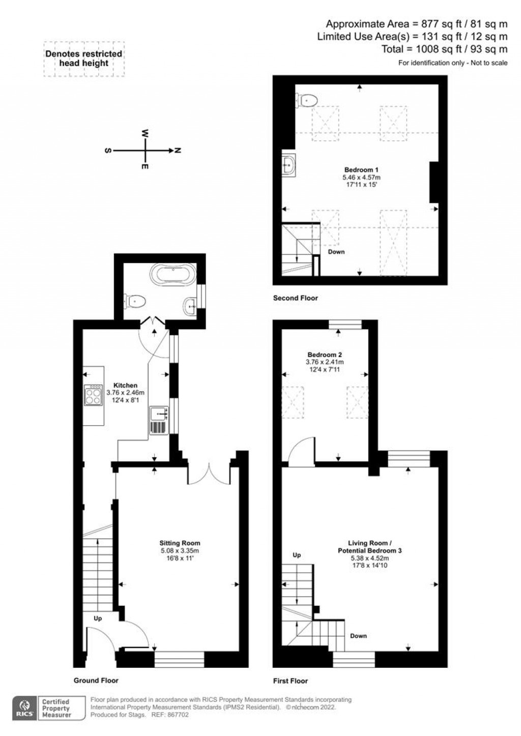 Floorplans For New Quay Street, Appledore, Bideford