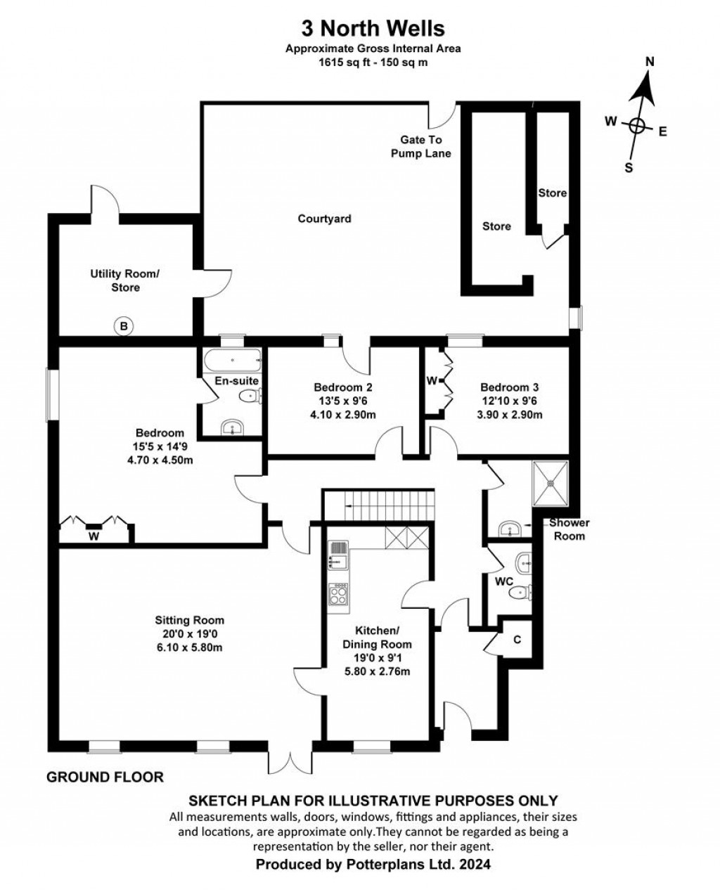 Floorplans For Bembridge, Isle of Wight