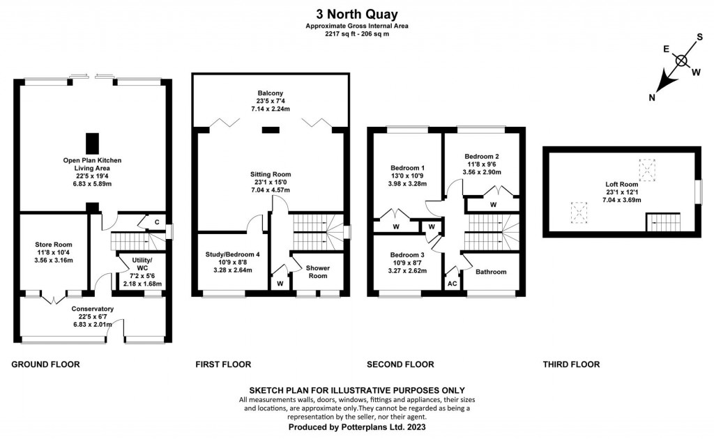 Floorplans For St. Helens, Isle of Wight