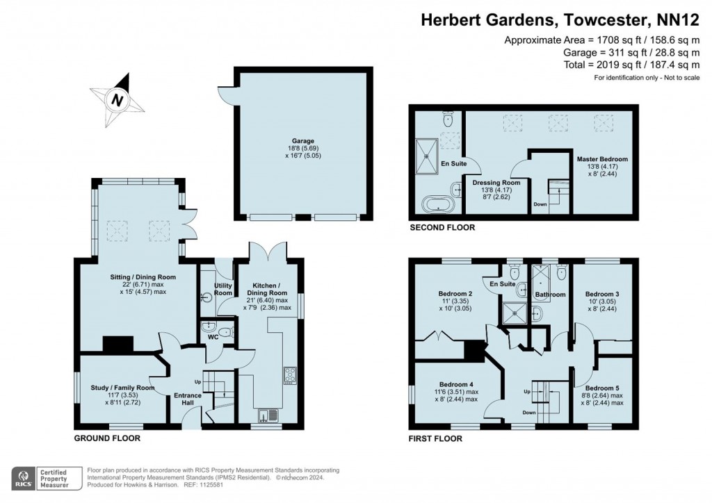 Floorplans For Herbert Gardens, Towcester, NN12