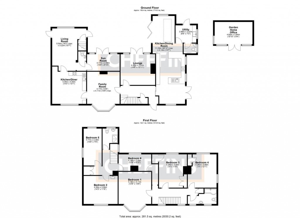 Floorplans For Downham Road, Ely