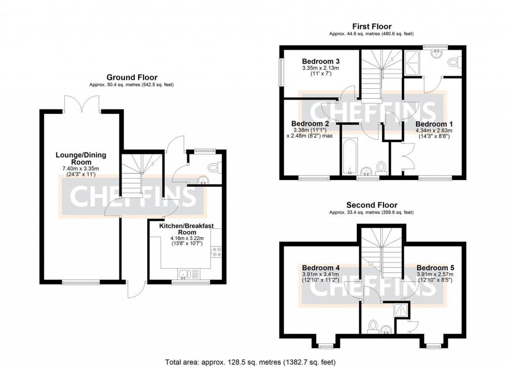 Floorplans For Lester Way, Littleport, Ely