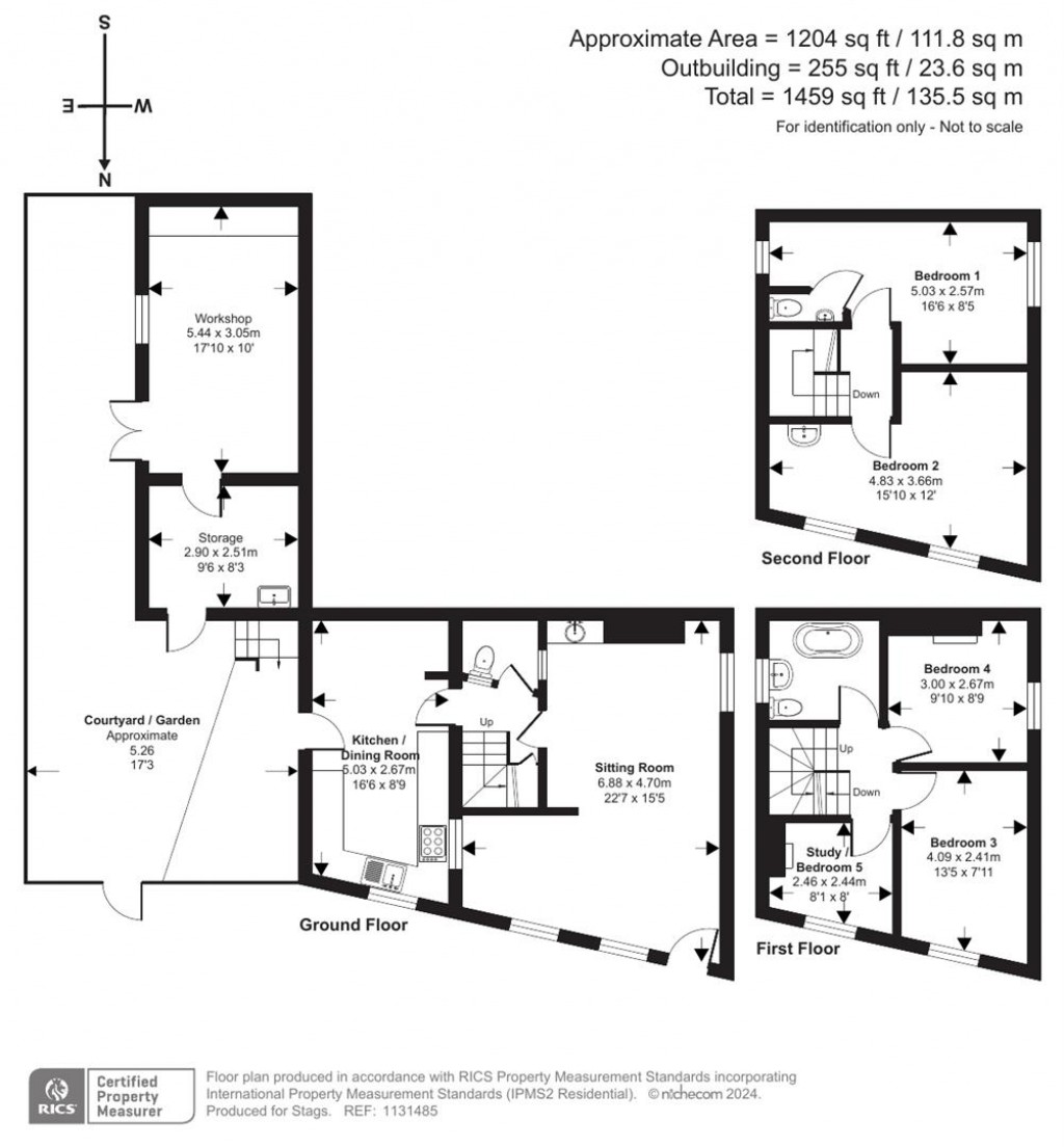 Floorplans For Bull Hill, Bideford