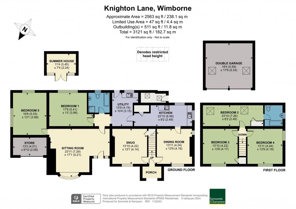 Floorplans For Knighton Lane, Wimborne