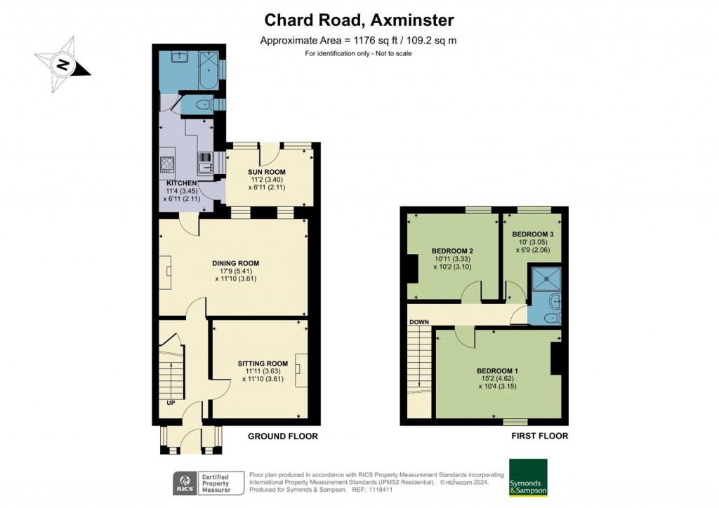 Floorplans For Chard Road, Axminster, Devon