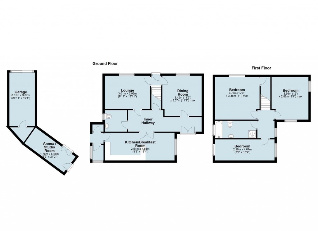 Floorplans For Dag Lane, Lullington, DE12