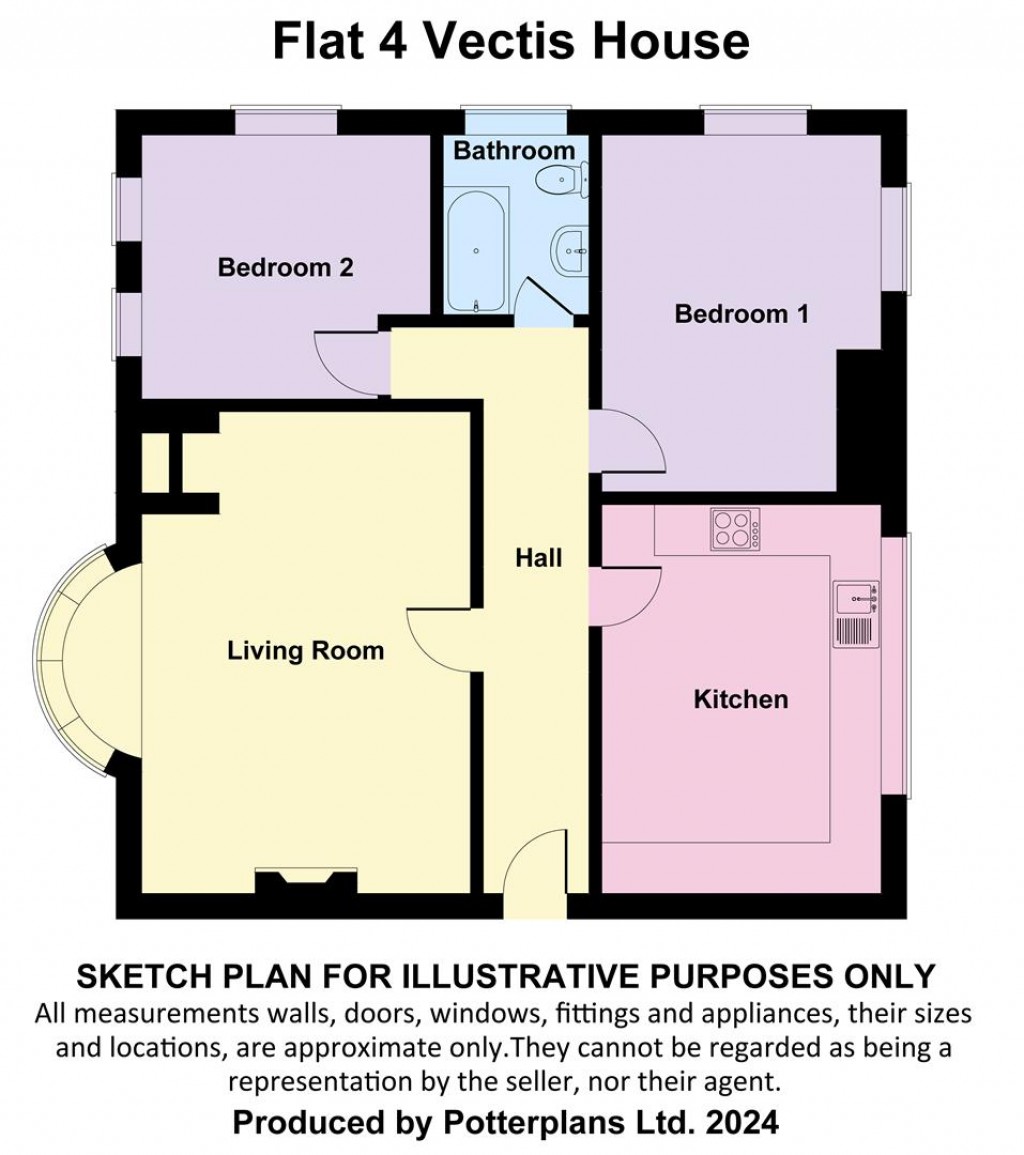 Floorplans For Totland Bay, Isle of Wight