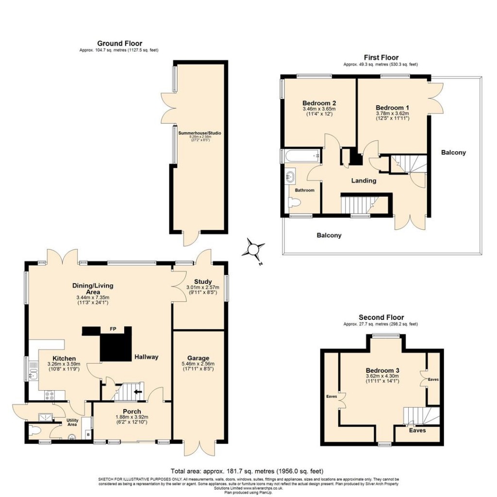 Floorplans For Bembridge, Isle of Wight