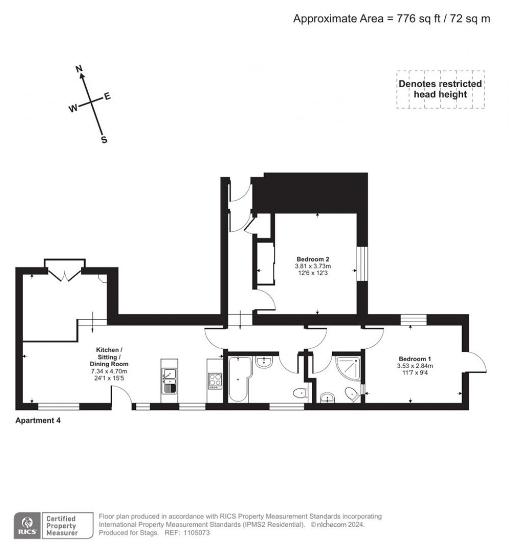 Floorplans For Bay View Road, Woolacombe