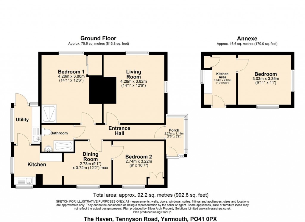 Floorplans For Yarmouth, Isle of Wight