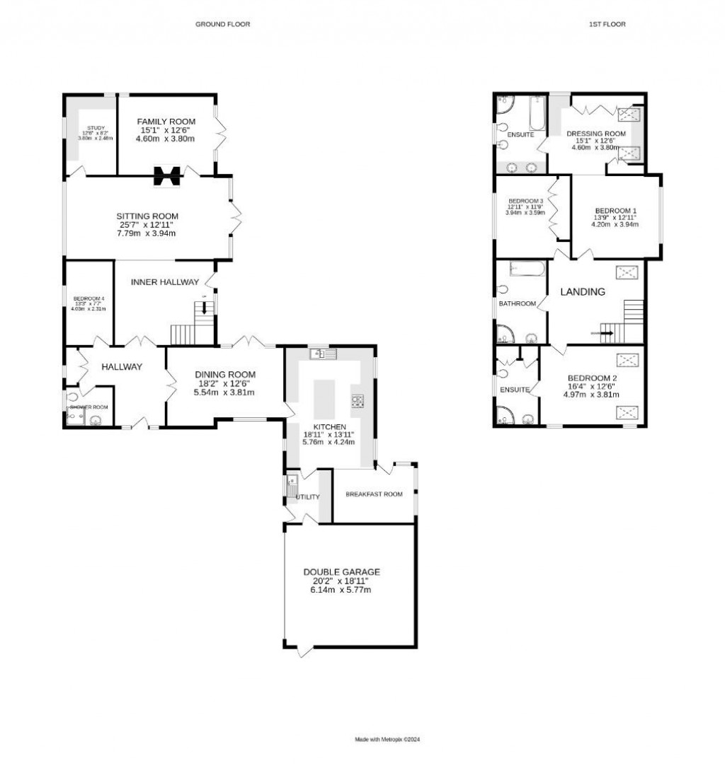 Floorplans For Swallows Rest, Home Farm, Gaulby Lane, Stoughton, Leicestershire