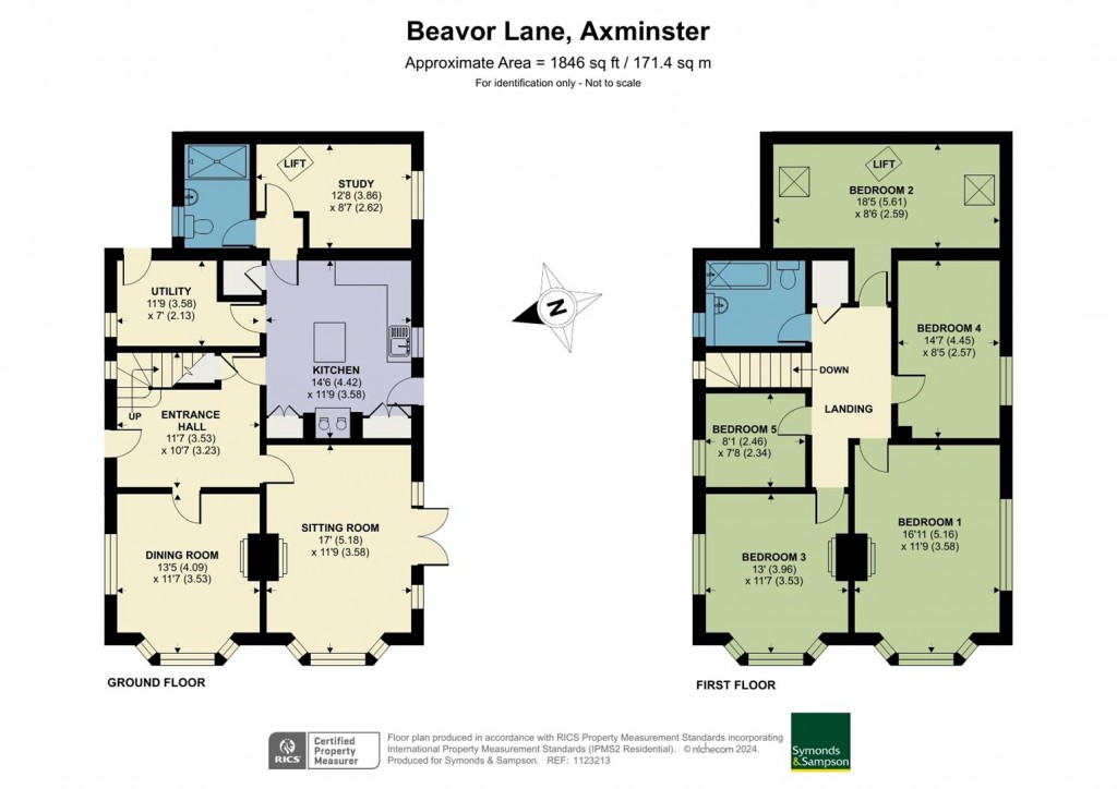 Floorplans For Beavor Lane, Axminster, Devon