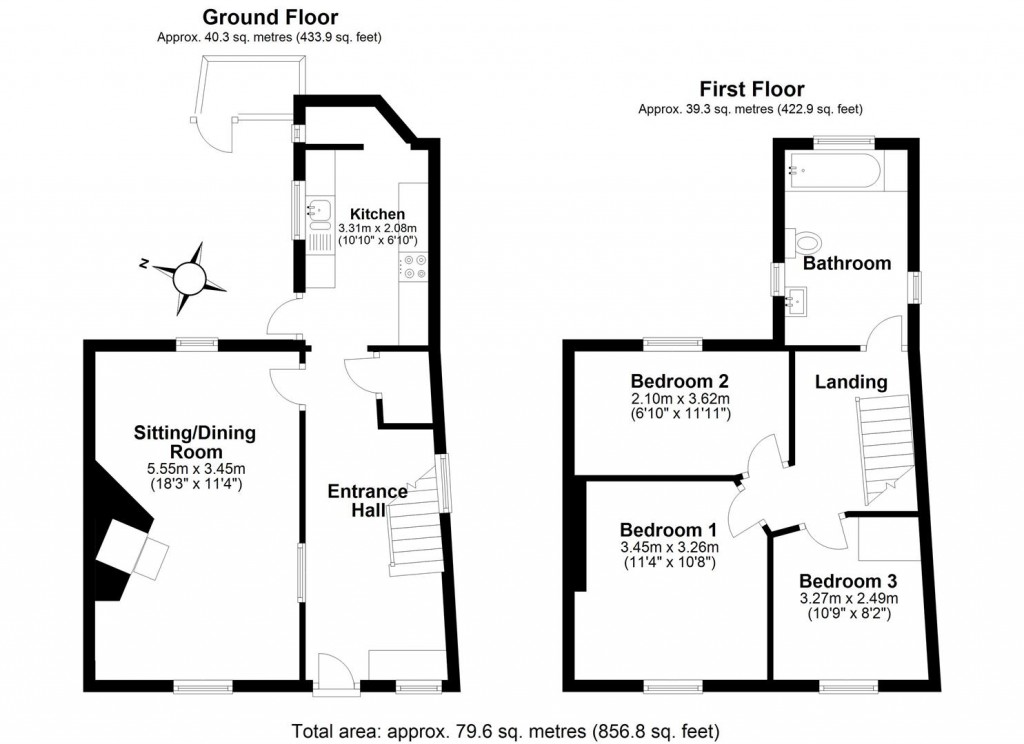 Floorplans For Ebrington Street, Kingsbridge