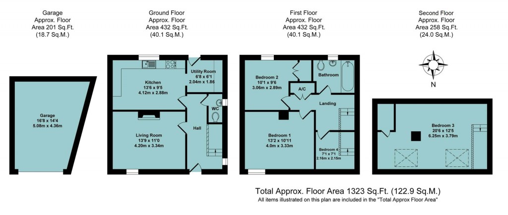 Floorplans For Sibford Gower, Banbury