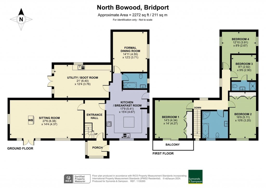 Floorplans For Nr Stoke Abbott, Bridport