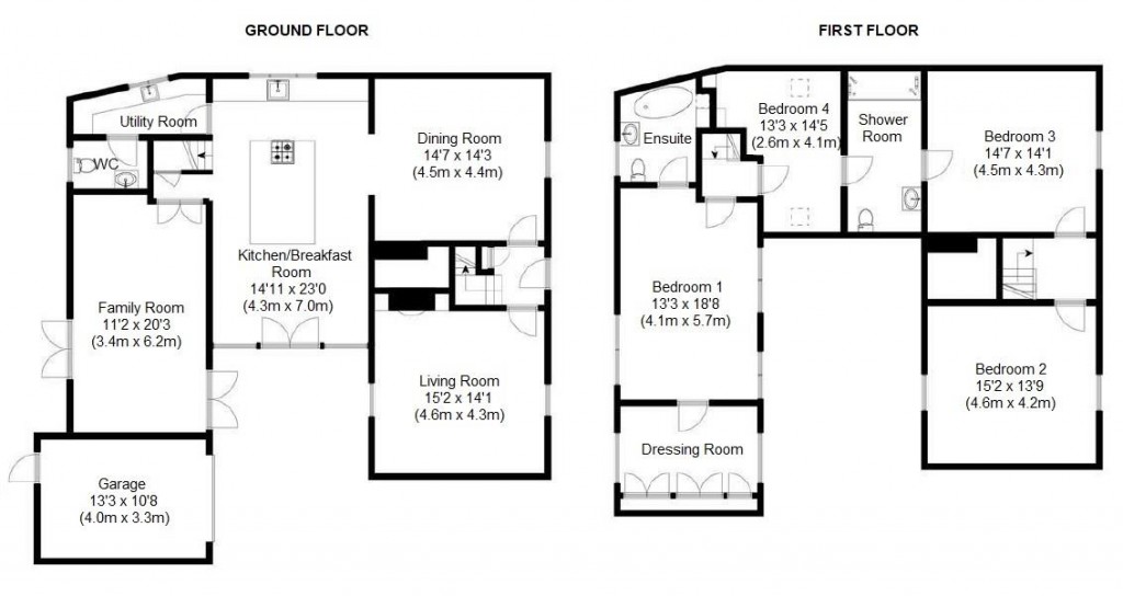 Floorplans For Isleham Road, Fordham