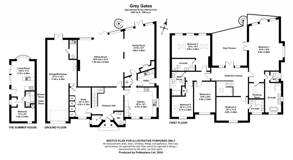 Floorplans For Gurnard, Isle of Wight