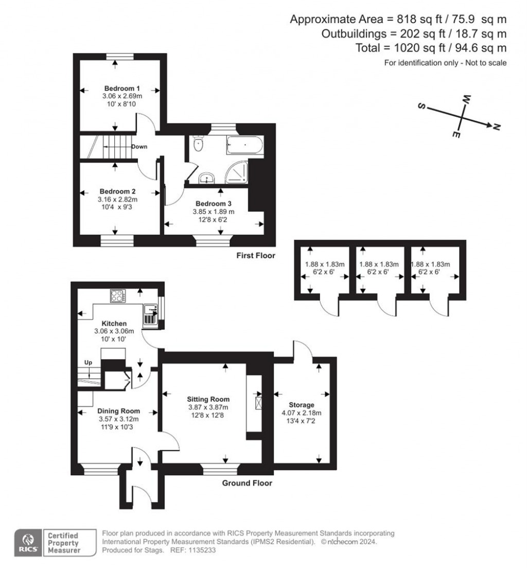 Floorplans For Boyton, Launceston
