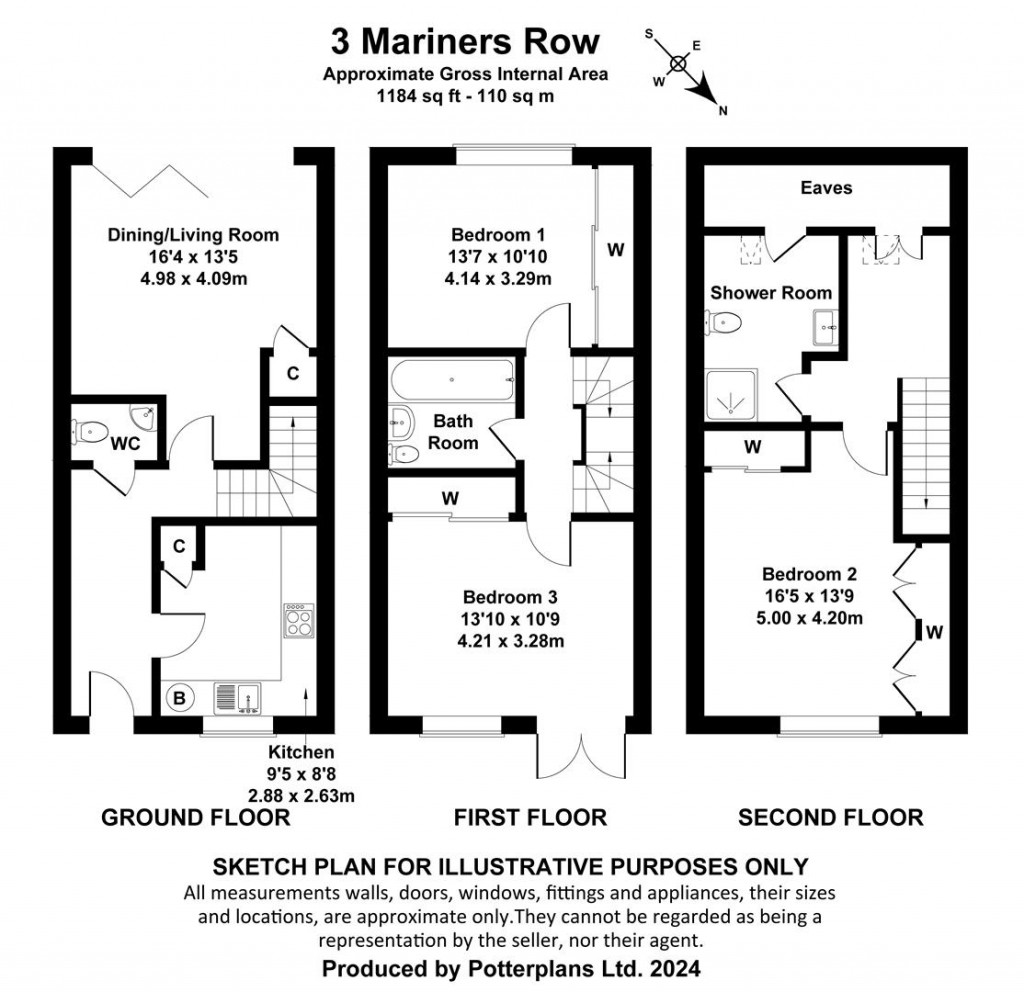 Floorplans For Bembridge, Isle of Wight